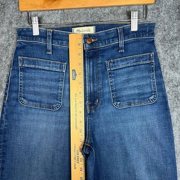 Madewell Emmet Wide Leg Jeans Size 28 Like New - Picture 10 of 15